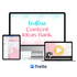 A mockup displaying the Endless Content Ideas Bank to organize content ideas.